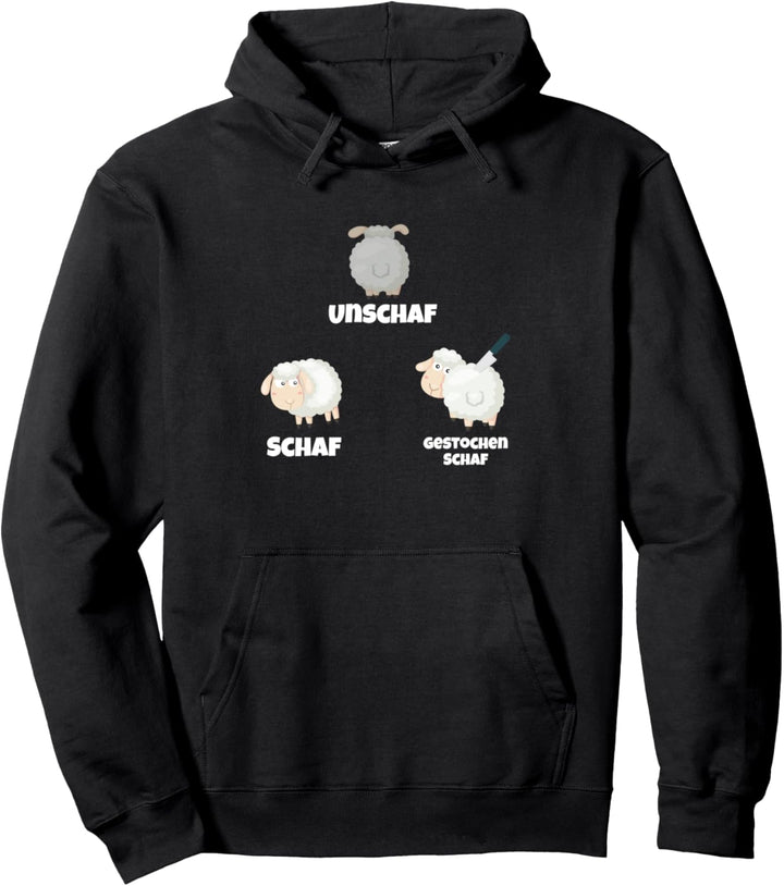 Schaf Lustig Unschaf Gestochen Schaf Pullover Hoodie
