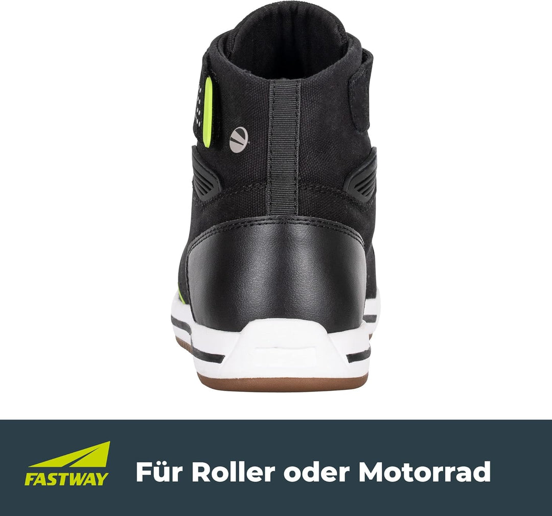 FAST WAY City Uni 221 Motorrad Schuhe Herren & Damen, Motorradschuhe mit CE Zertifizierung, Bequeme