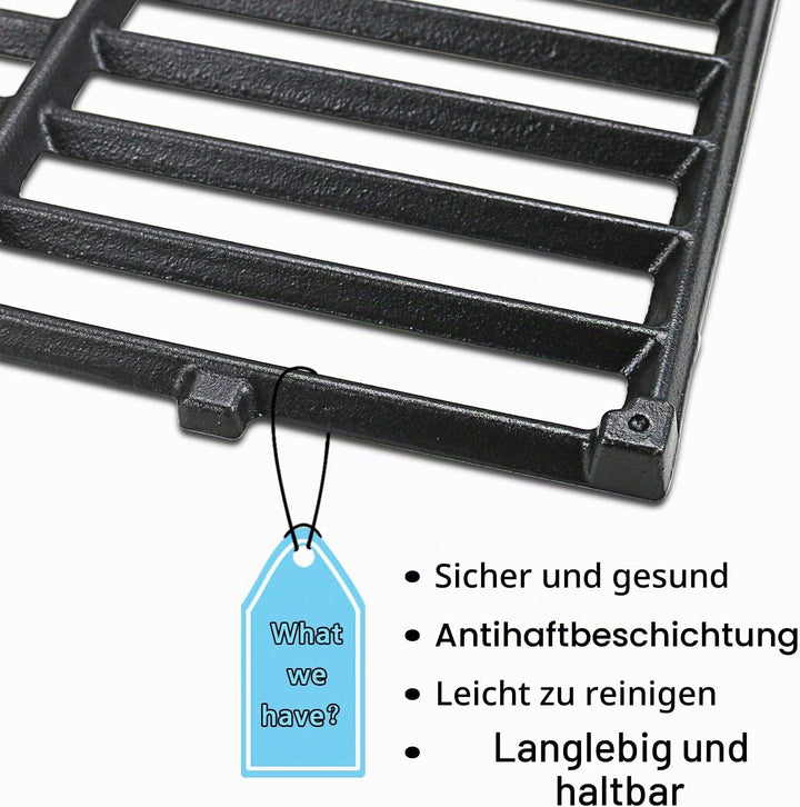 7637 Grillroste und Grillplatte für Weber Spirit I &amp; II 200 Serie - E210 E220 S210 S220 mit Frontste