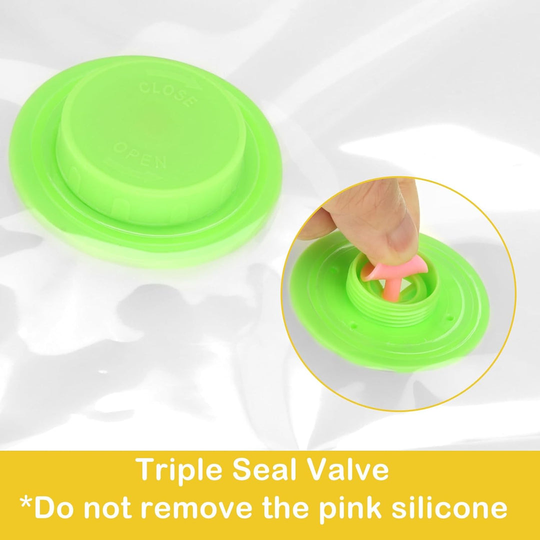 Vakuumbeutel Set (2x 130 x 100 cm) - Jumbo Staubsauger Vakuumierbeutel für Kleidung,Bettdecken,Tröst