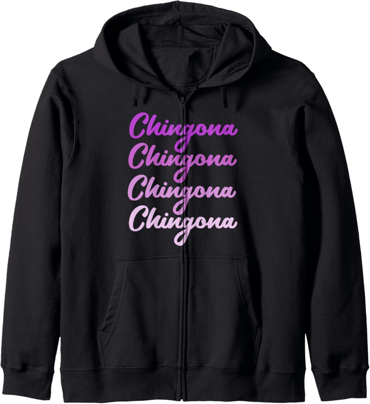 Chingona design Kapuzenjacke