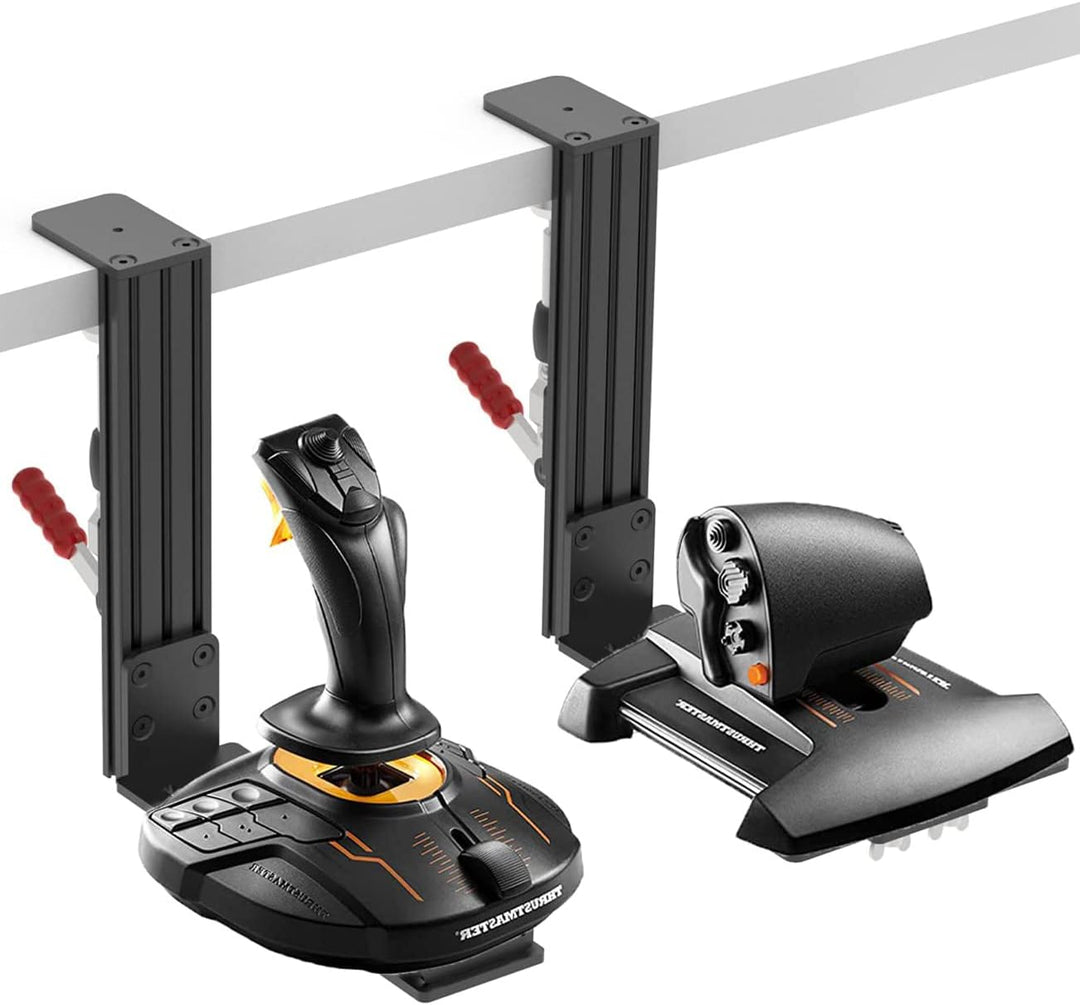 Hikig 2 Stück Hotas Schreibtischhalterung für Flug-Sim-Controller, Throttle, MFD Kompatibel mit Logi
