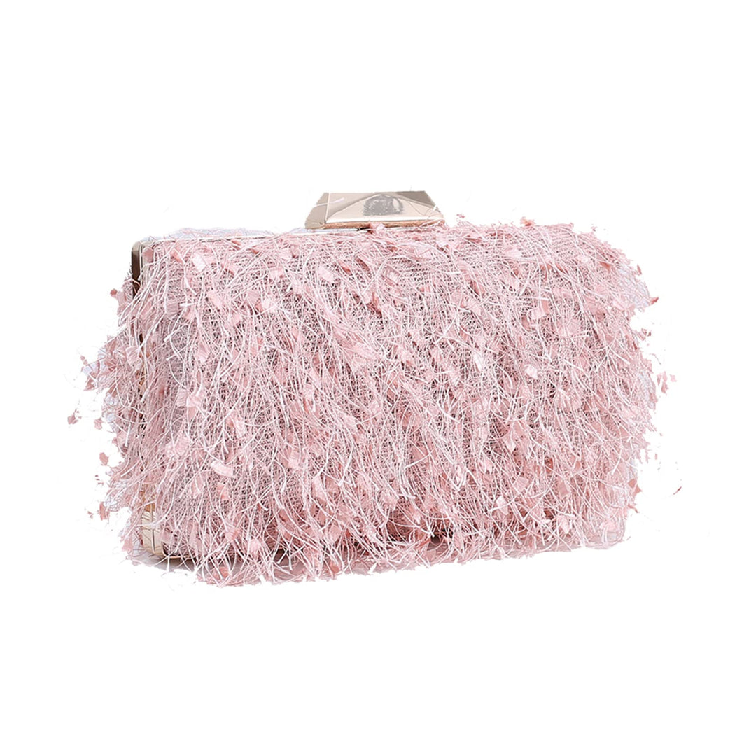 CORIOS Damen Abendtasche Kleine Clutch Abnehmbarer Kette Tasche Hochzeit Braut Handtasche Portemonna