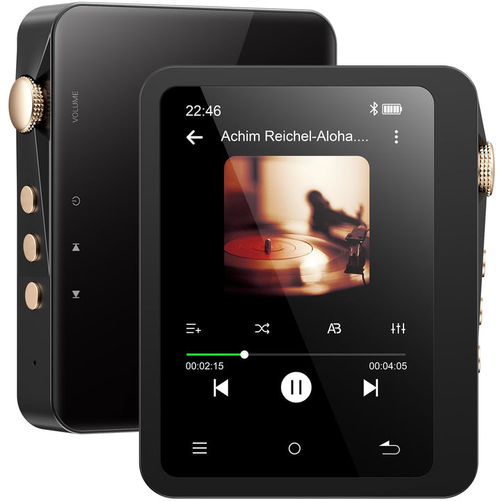 MECHEN 128GB Hi Res MP3 Player Bluetooth, Verlustfreier Hochauflösender Digitaler Ton, DSD DAC FLAC
