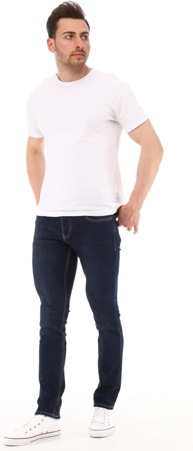 CEDY DENIM Herren Jeans Slim Fit Stretch Jeanshose Design der Neuen Saison Hochwertige Jeans Hose fü