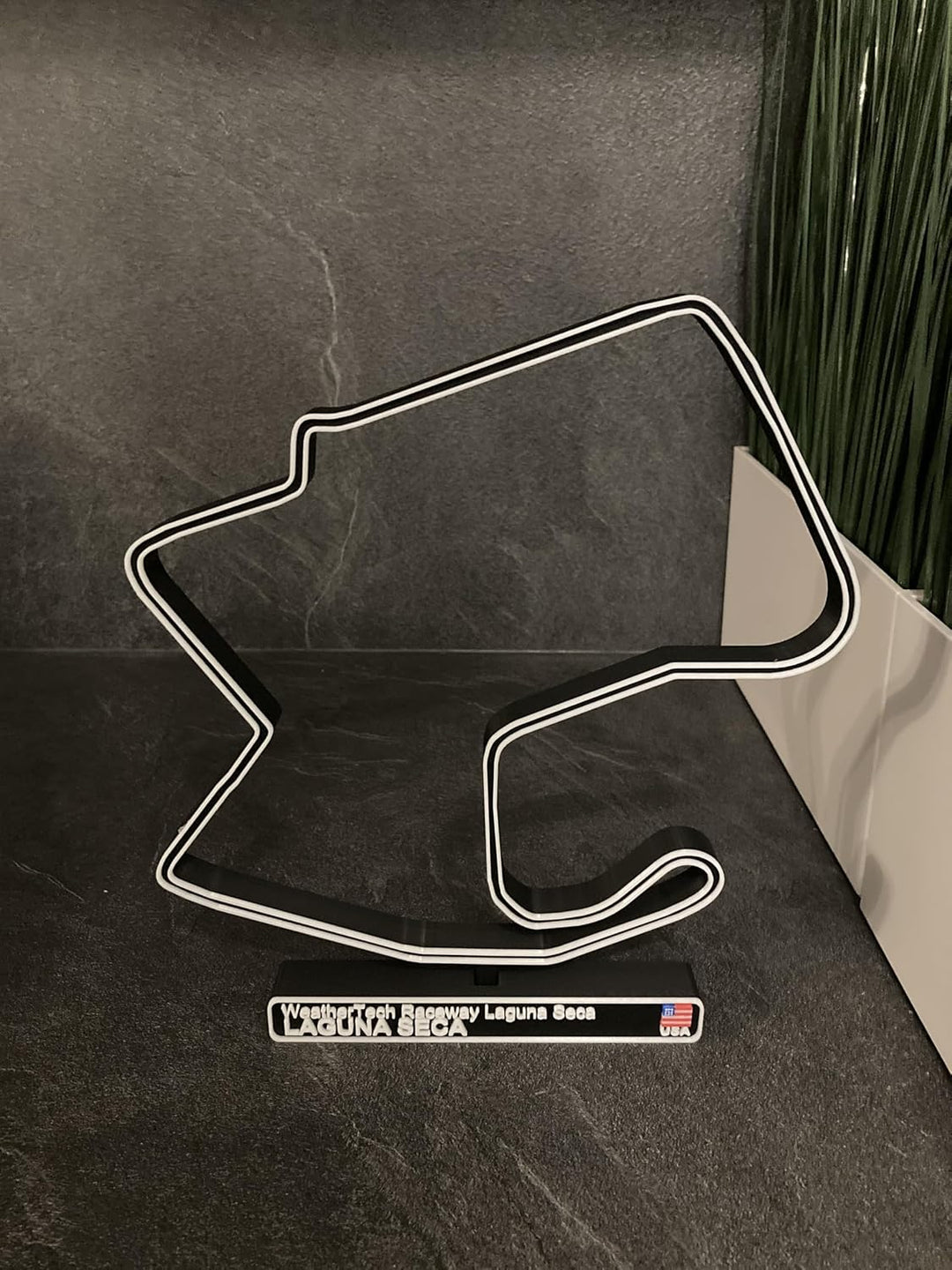 Laguna Seca Rennbahn, 3D-Modellbau der Rennstrecke von F1, Auto-Dekoration