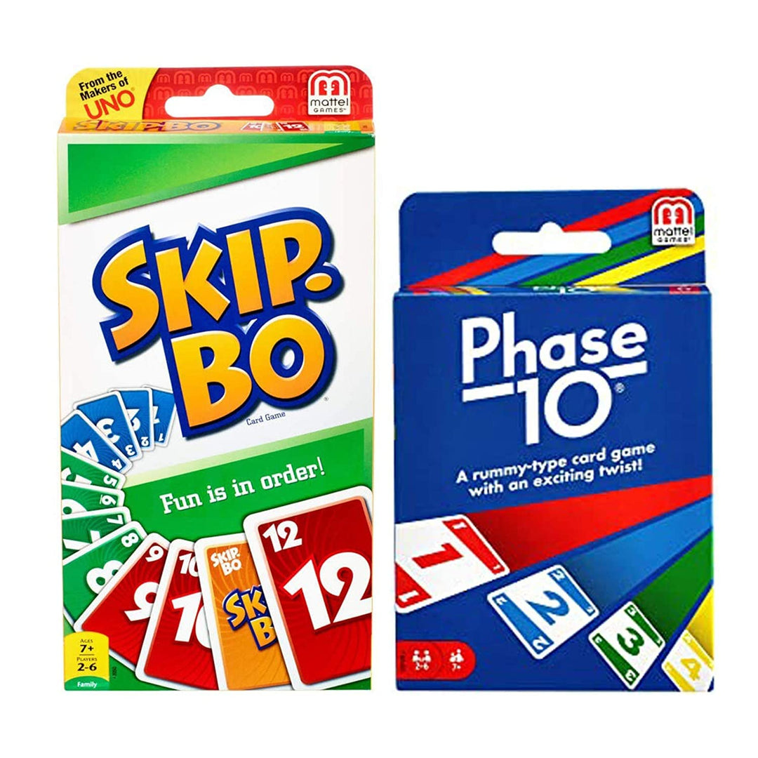 Maven Gifts: Phase 10 Card Game with Skip-Bo
