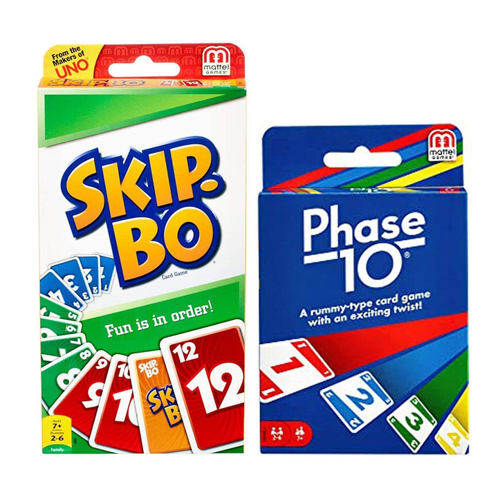 Maven Gifts: Phase 10 Card Game with Skip-Bo