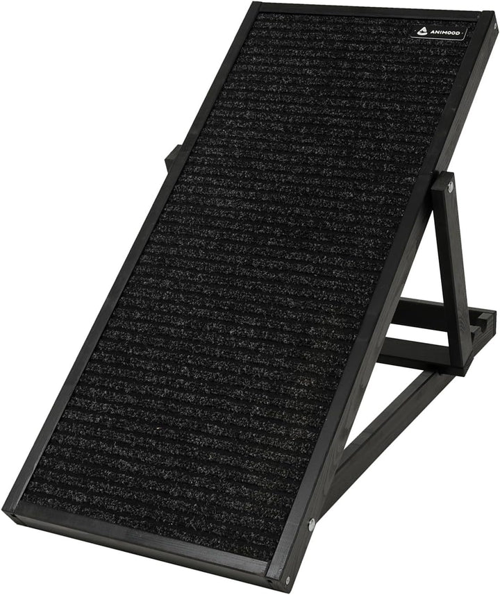 Hunderampe Skipper Hundetreppe 93x44 cm in versch. Farben (schwarz, 93x44 in cm) Schwarz 93x44 in cm