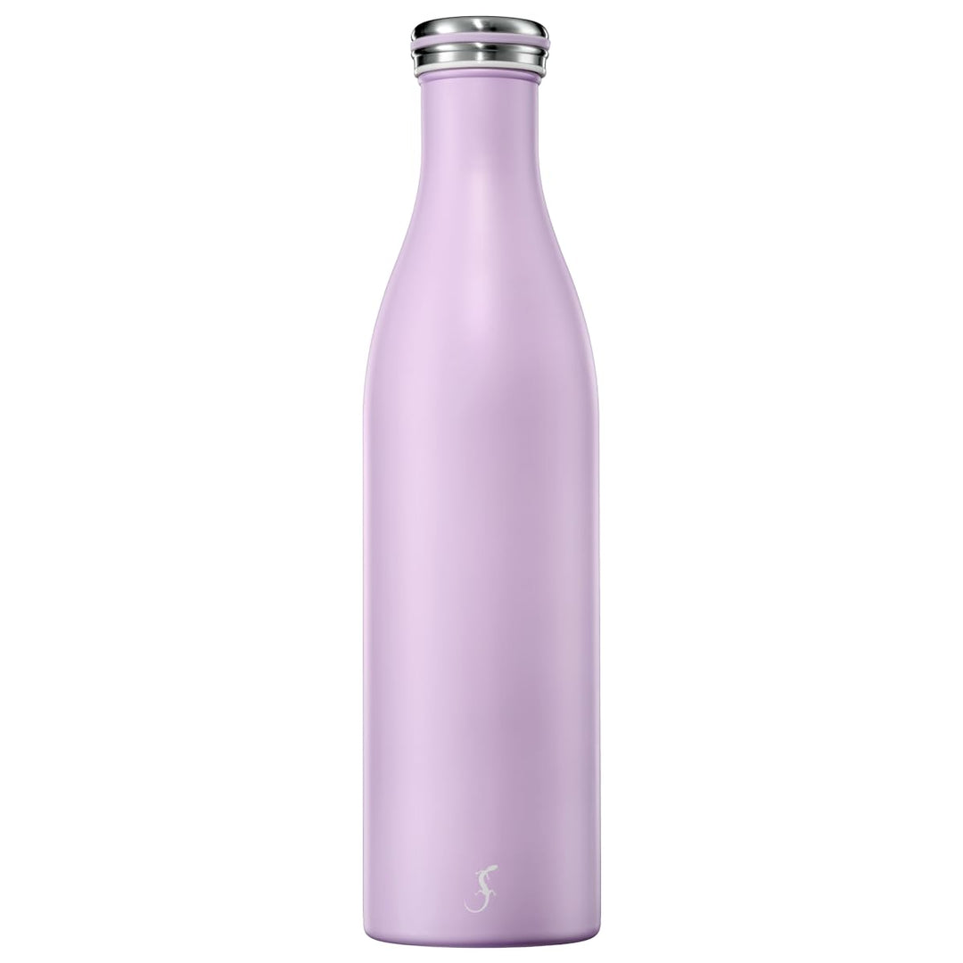 Lurch Isolierflasche/Thermoflasche für heisse und kalte Getränke aus doppelwandigem Edelstahl1 l, fl