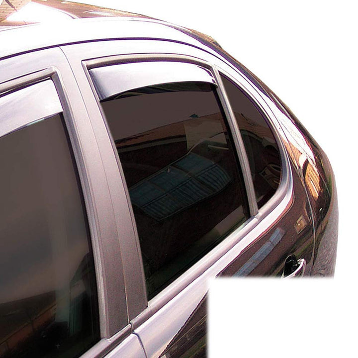 ClimAir Car Comfort Windabweiser Master Schwarz (Hinten) kompatibel mit Skoda Scala (NW) HB 5-türer