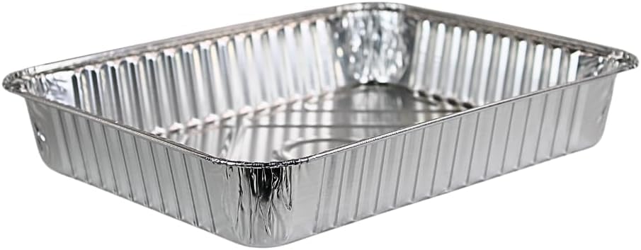 Enpack Aluschale R879-930G - 100 Stück Alu Grillschalen 226x176x30 mm - Feuerfeste Aluschalen 1000ml