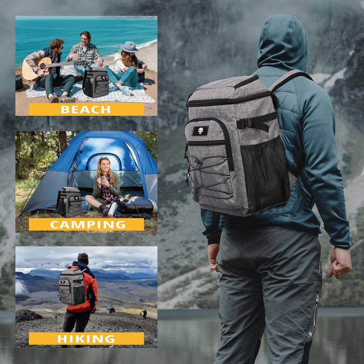 Taktischer Kühlrucksack – 25L Isolierter Rucksack, Auslaufsicher & Robust – Grosser Lunch-Rucksack,
