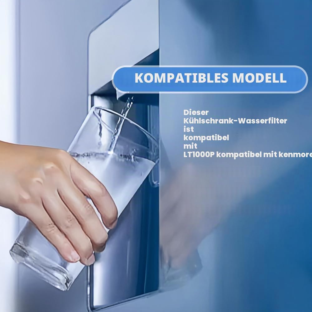 Refrigerator Water Filter for LG LT1000P, Universal Fridge Water Filter Replacement, Water Filter Od
