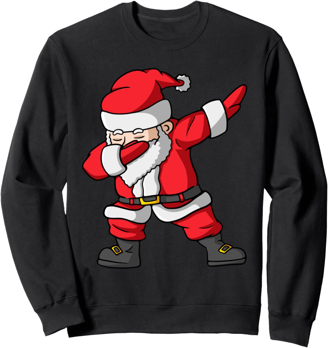 Weihnachten Dabbing Weihnachtsmann Jungs Xmas Weihnachts Sweatshirt