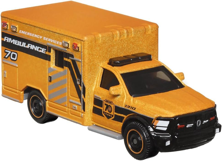 Matchbox Moving Parts 70 Years Special Edition Druckguss-Fahrzeug – HMV12 ~ inspiriert von 2019 Ram
