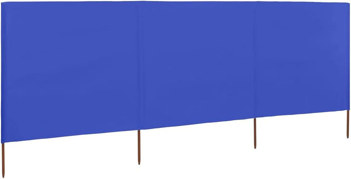 Myheimly Windschutzgewebe,Windschutz Sichtschutz Balkon,Sichtschutzzaun Blau,400 x 120 cm 400 x 120