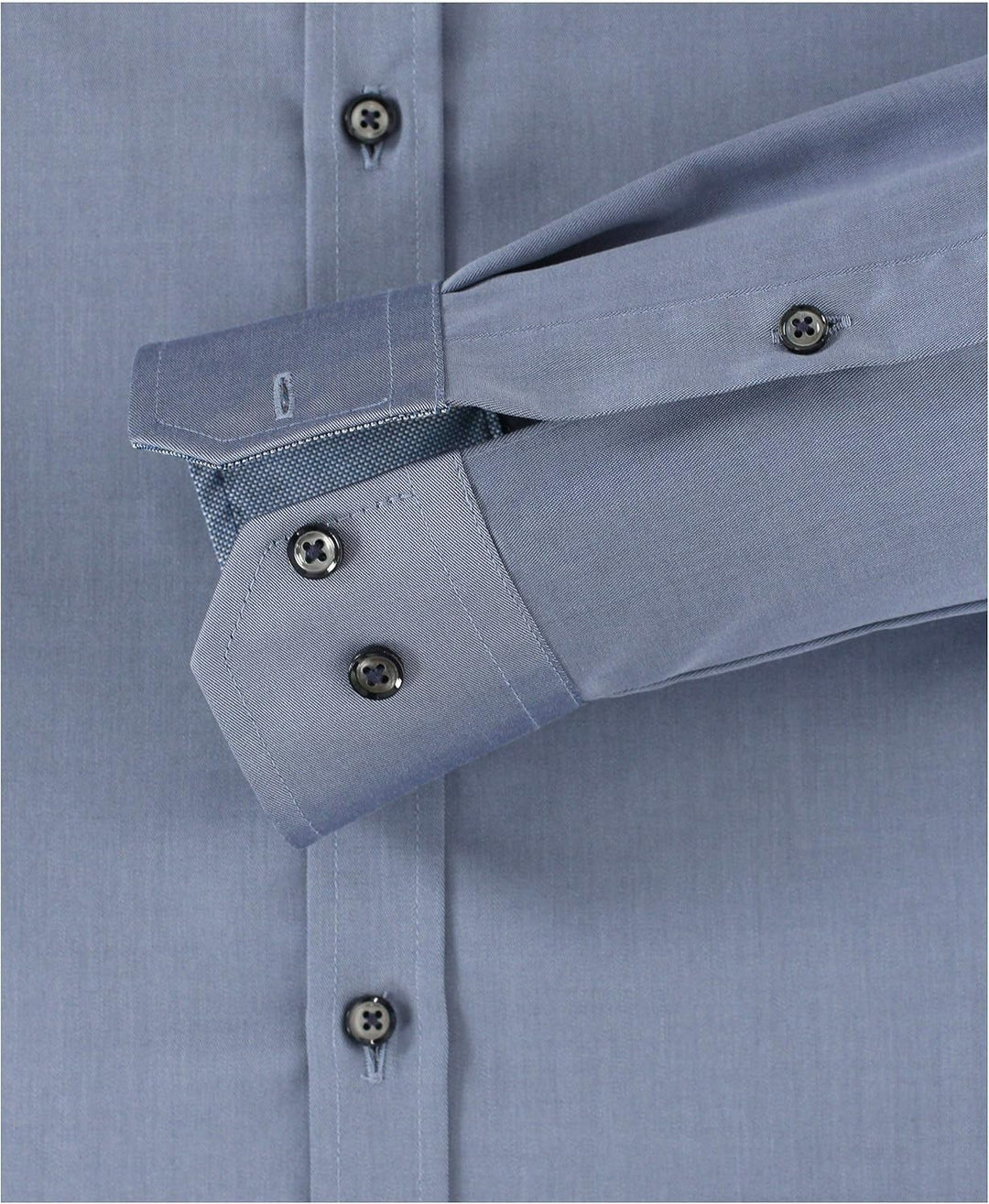 Venti Businesshemd Uni Body Fit Standard 35 Mittelblau, Standard 35 Mittelblau