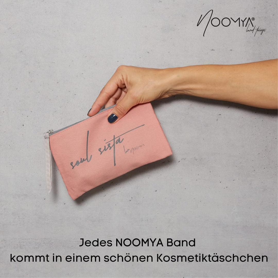 NOOMYA® Handykette Sweet Grey | Baumwolle | Wechselband zum Umhängen | ohne Hülle | universal für Ha