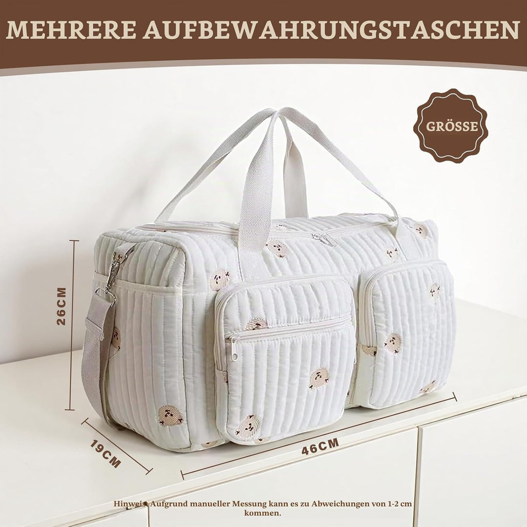 Vielseitige Wickeltasche für Mütter: Baby und Umstandstasche - leichte gepolsterte Wickeltasche für