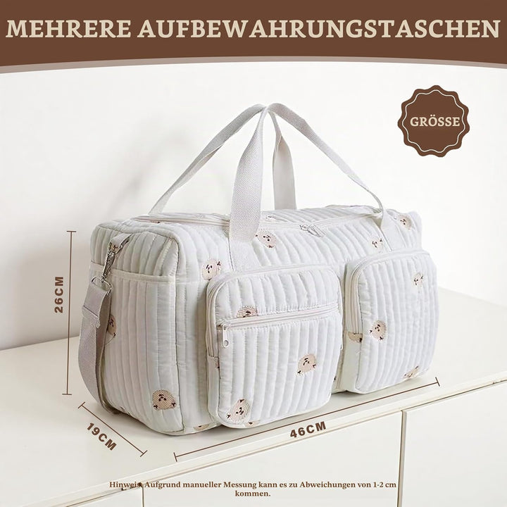 Vielseitige Wickeltasche für Mütter: Baby und Umstandstasche - leichte gepolsterte Wickeltasche für