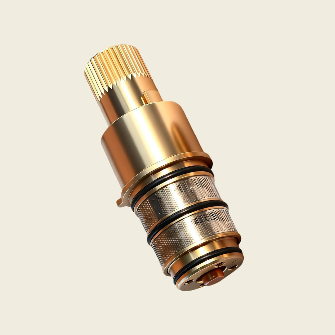 47439000 Thermostat-Kompaktkartusche Ersatz – 1/2 Zoll Kompaktversion aus Messing, ersetzt Kunststof