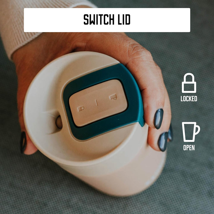 Kambukka - Thermobecher 300ml - Modell OLYMPUS LATTE - Thermobecher/Kaffeebecher to go: Easy cleanin