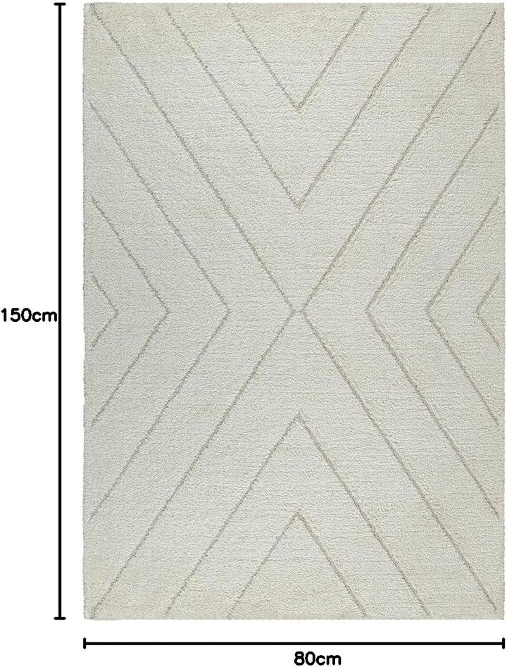 the carpet Velvet eleganter Designer Teppich Wohnzimmer, weicher &amp; pflegeleichter Hochflor Wohnzimme