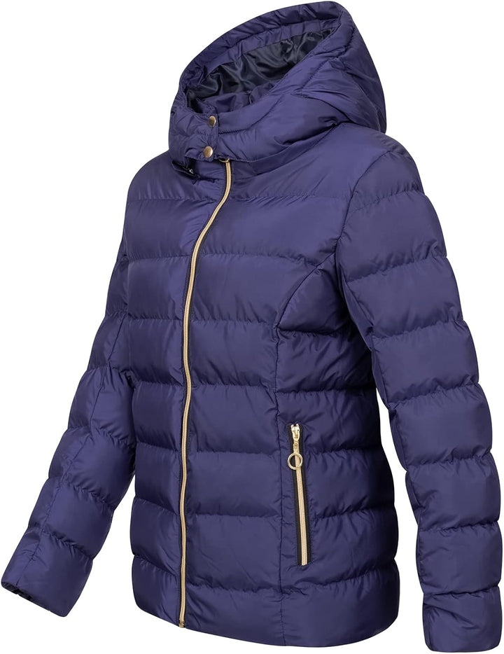 Rock Creek Damen Steppjacke Übergangsjacke D-489 XL Dunkelblau, XL Dunkelblau