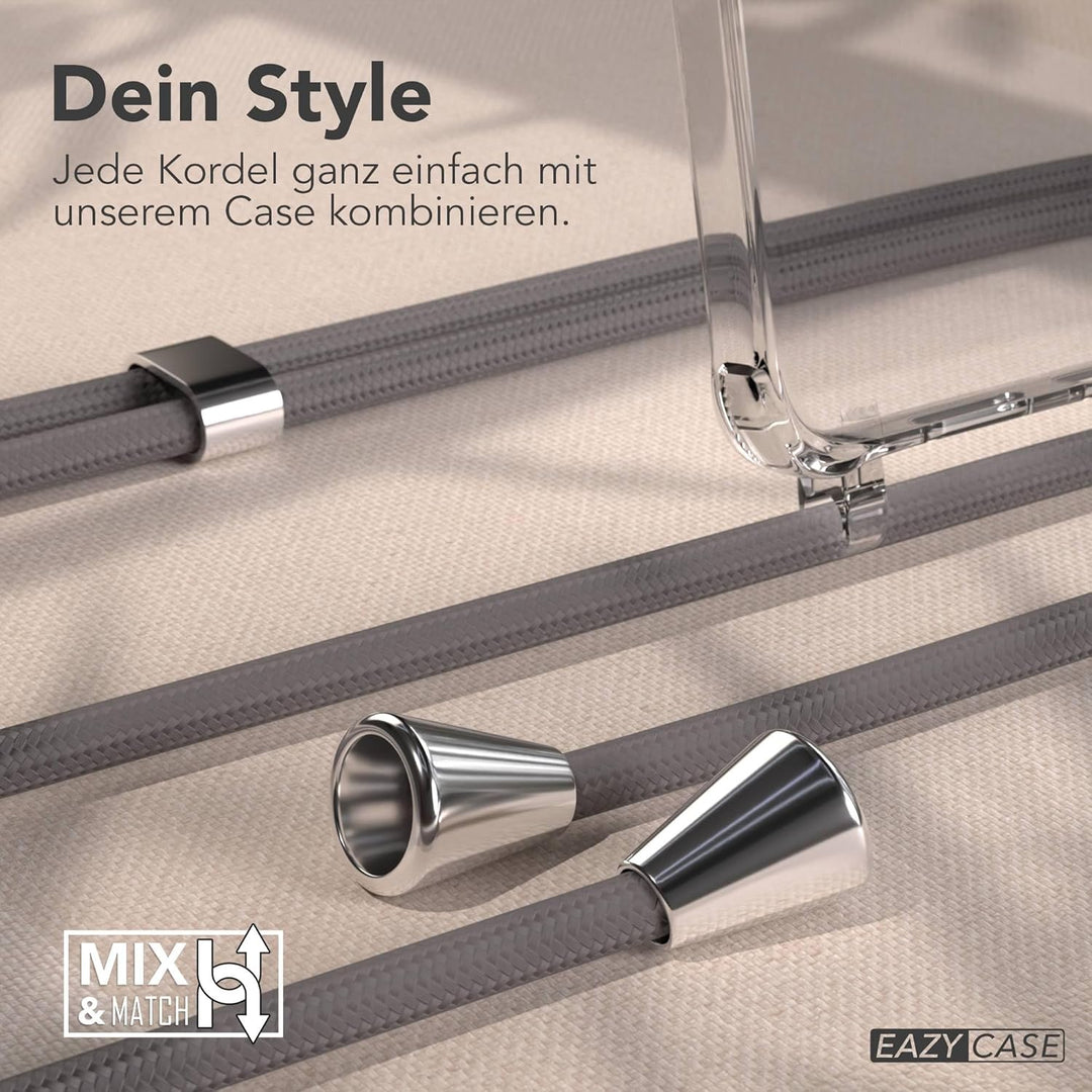 EAZY CASE Handykette kompatibel mit Galaxy S25 Edge Handyhülle mit Umhängeband, Handykordel mit Schu