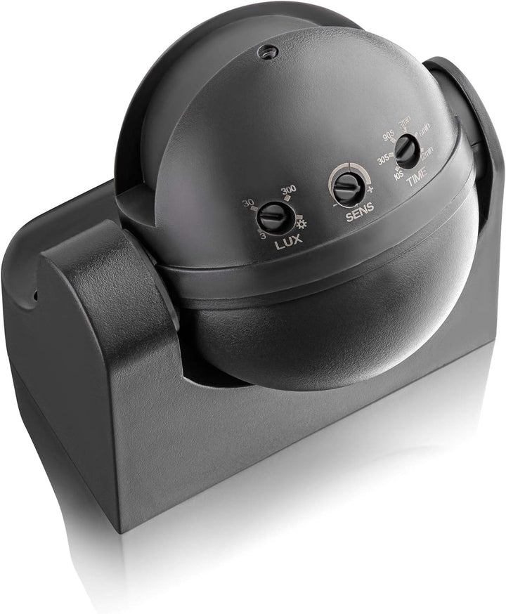 SEBSON® Bewegungsmelder Aussen - 2er Set - IP54 Aufputz, LED geeignet, HF Sensor, programmierbar, 15