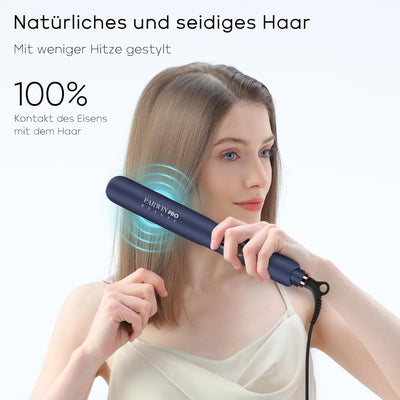 32 MM Glätteisen Locken und Glätten PARWIN PRO BEAUTY Haarglätter, Nano-Titan-Beschichtung Glätteise