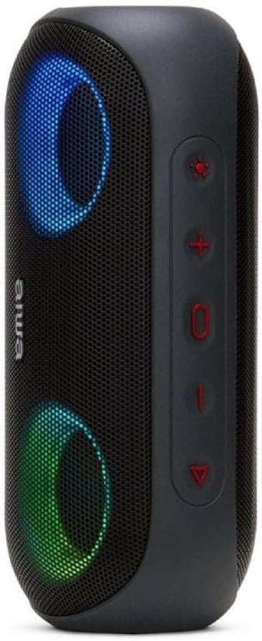 Aiwa BST-650 TWS Bluetooth Lautsprecher kompakt, langlebig und leistungsstark mit Hyper BASS Technol