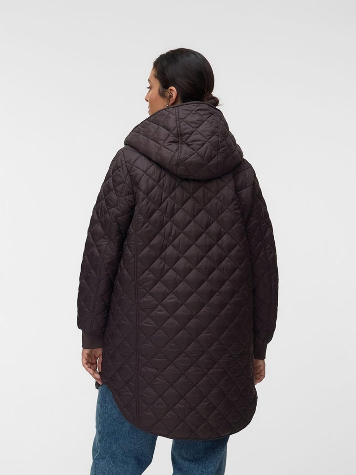 VERO MODA Female Mantel VMHAYLE Steppjacke | Coat Chocolate Torte XS, Chocolate Torte XS