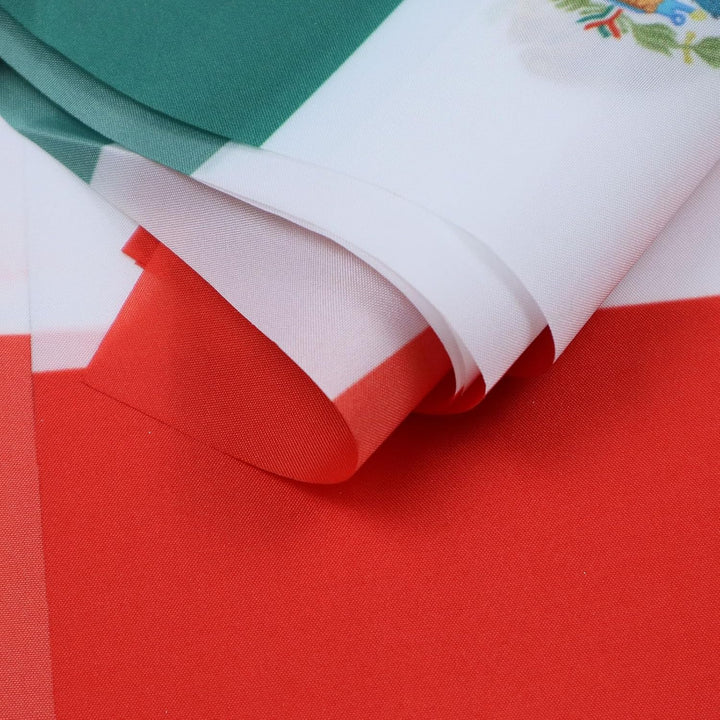 AZ FLAG FAHNENKETTE MEXIKO 12 Meter mit 20 flaggen 45x30cm- MEXIKANISCHE Girlande Flaggenkette 30 x