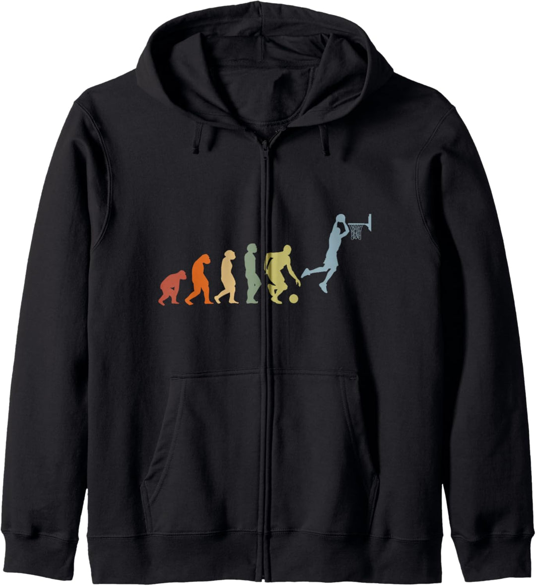 Basketball Basketball Retro Evolution Basketball Kapuzenjacke
