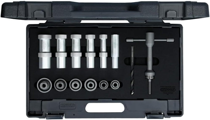 KS Tools 140.2550 Lochstanzen-Satz für PDC-Sensoren, 20-tlg