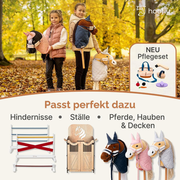 Hobby Horse Zubehör – Decke in Blau, weich &amp; strapazierfähig [TÜV geprüft], hochwertige &amp; stilvolle
