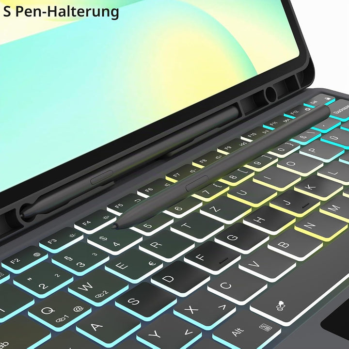 Ai Key Tastatur für 13.1" Samsung Galaxy Tab S10 FE+ Plus : DEX-Modus mit einem Klick, Auto Aufwache