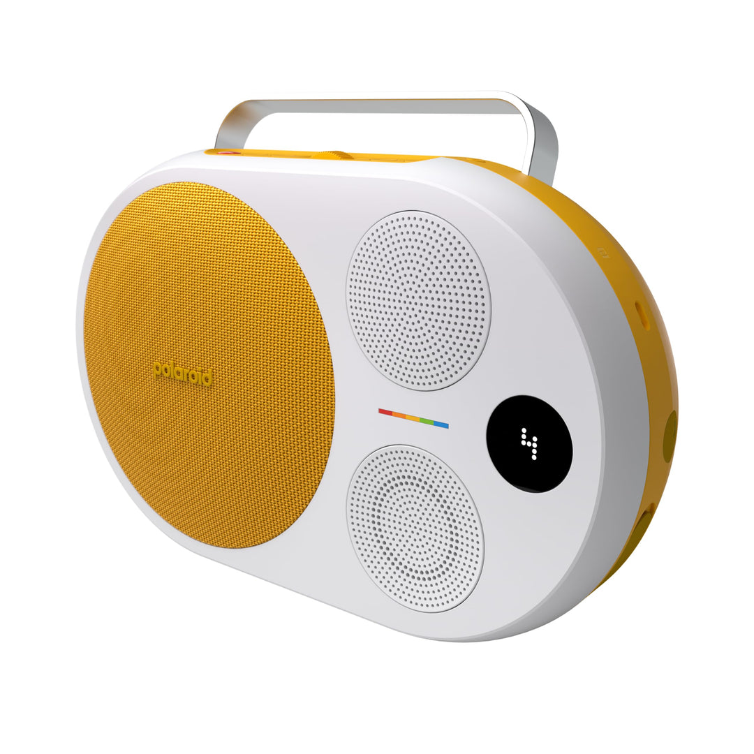Polaroid P4 Music Player (Yellow) – Powerful Large Room Wireless Bluetooth Speaker Rechargeable with