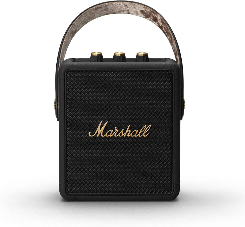 Marshall Stockwell II Portable Bluetooth Speaker - Black&Brass Stockwell II Home Speaker Schwarz und