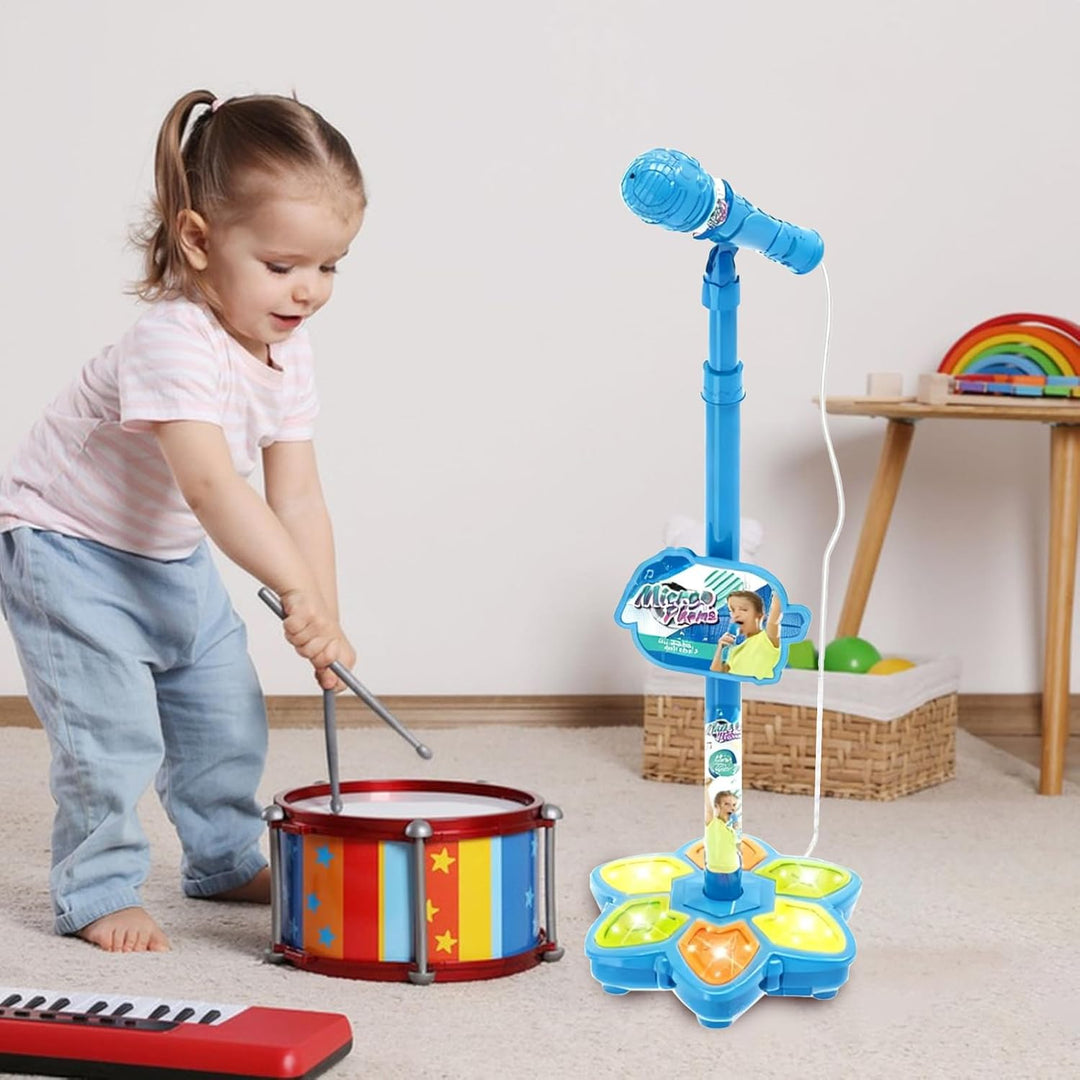 Spielzeug Mikrofon | Drahtloses Gesangszubehör Mit Farbiger Beleuchtung | Kinder Spiel Mikrofon mit