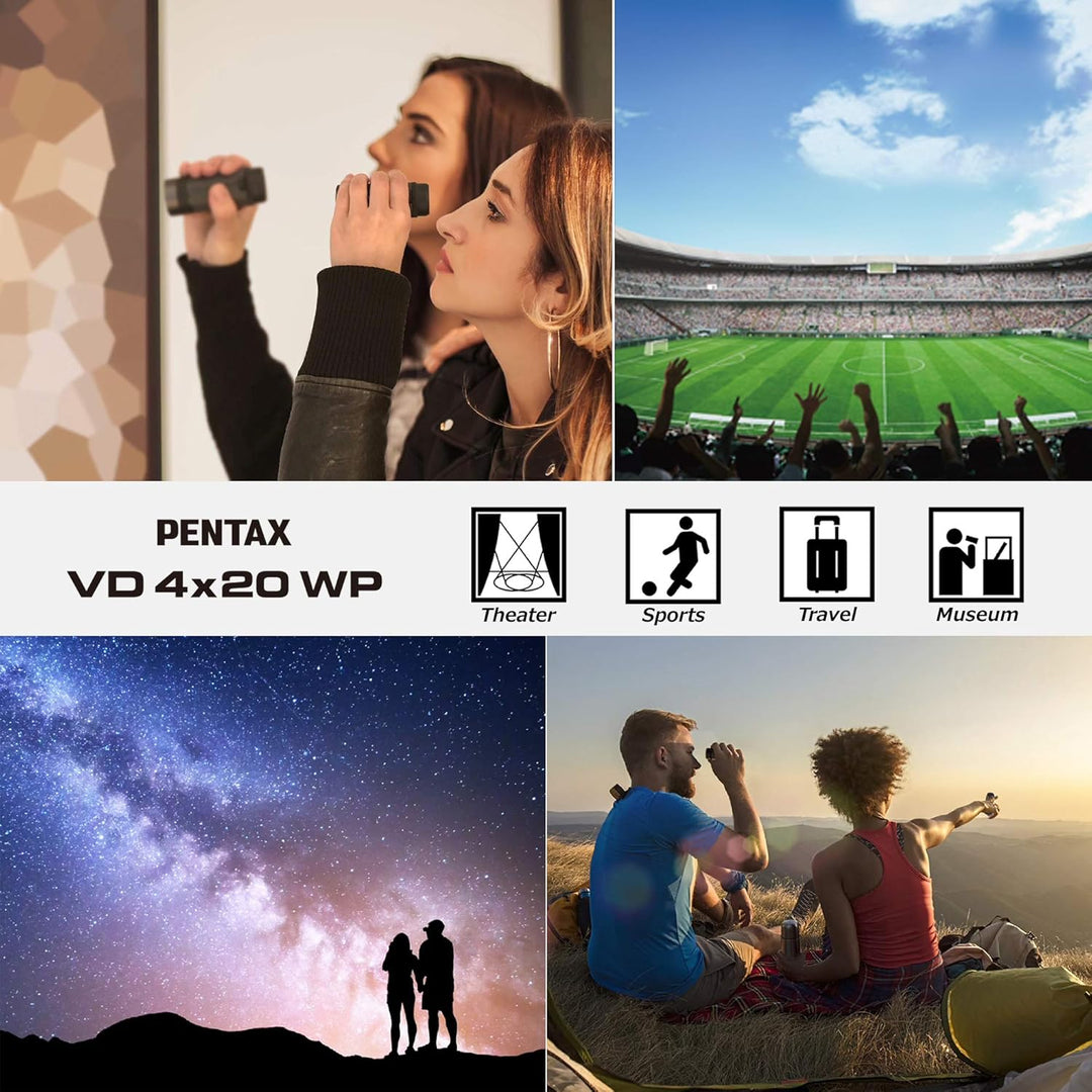 PENTAX VD 4x20 WP Fernglas 3-in-1-Fernglas, 3-in-1-Fernglas