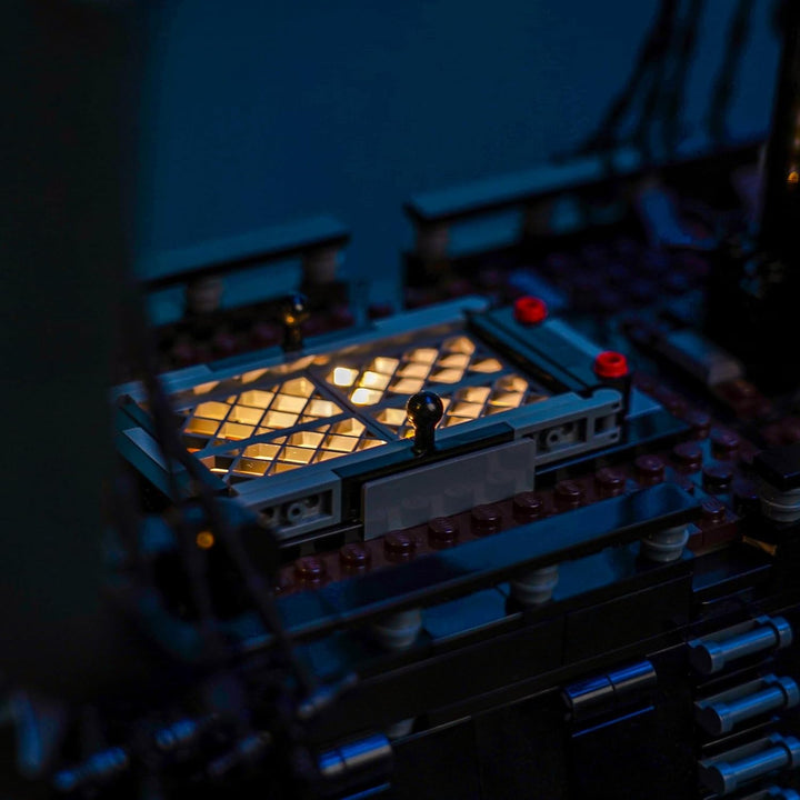 Fernbedienung Licht-Kit Kompatibel mit Lego 10365 Captain Jack Sparrow's Pirate Ship (Kein Modell),