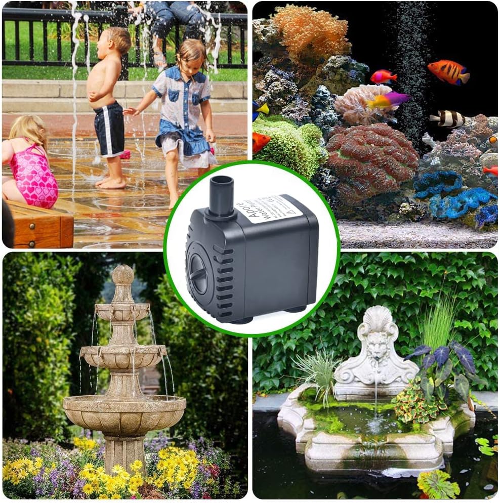 Mini Wasserpumpe Aquarium Pumpe Tauchpumpe Teichpumpe Wasserspielpumpe Submersible Pumpe für Aquariu