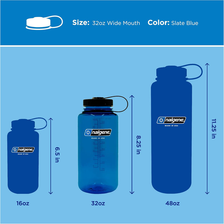 Nalgene Sustain Tritan-Wasserflasche aus BPA-freiem Material, hergestellt aus 50% Kunststoffabfall,