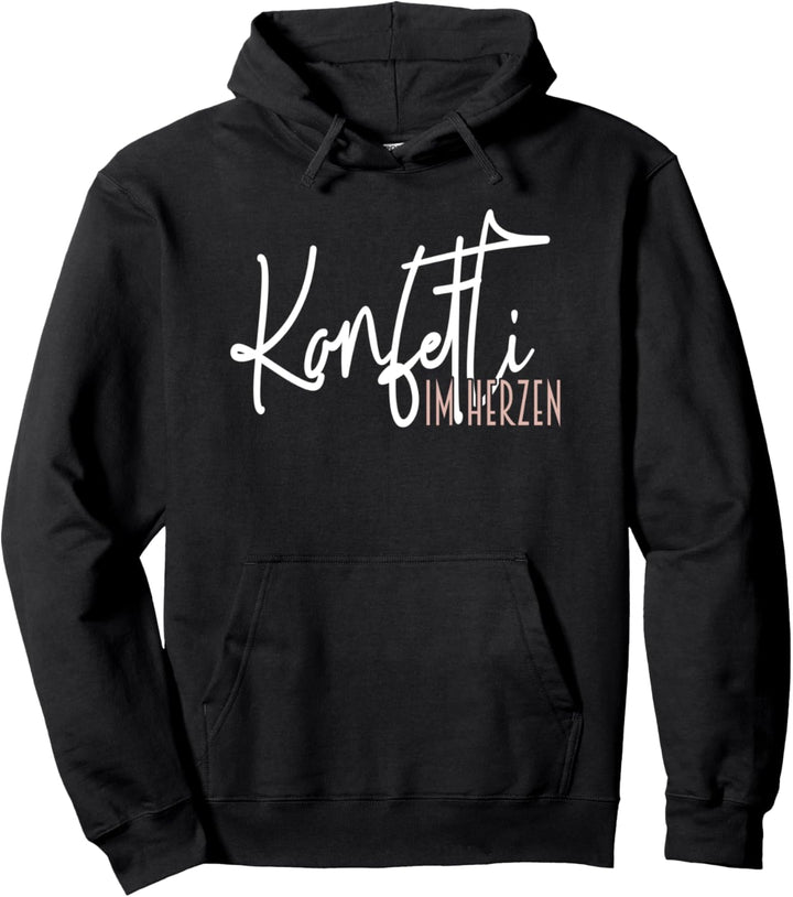 Karnevalskostüm Fastnacht Verkleidung Konfetti Im Herzen Pullover Hoodie