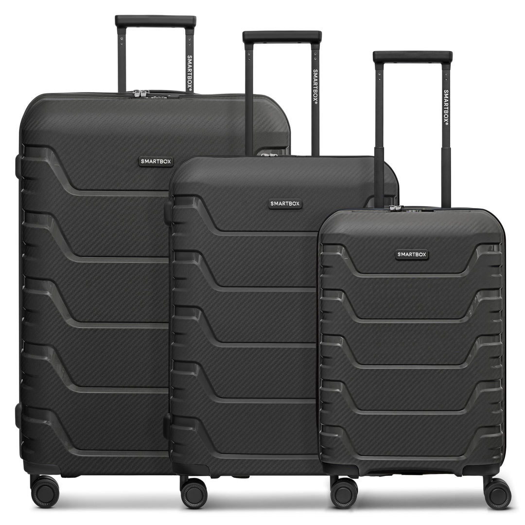 SMARTBOX Hartschalen Koffer-Set 3-teilig | aus hochwertigem, robusten und leichtem Polypropylen Mate