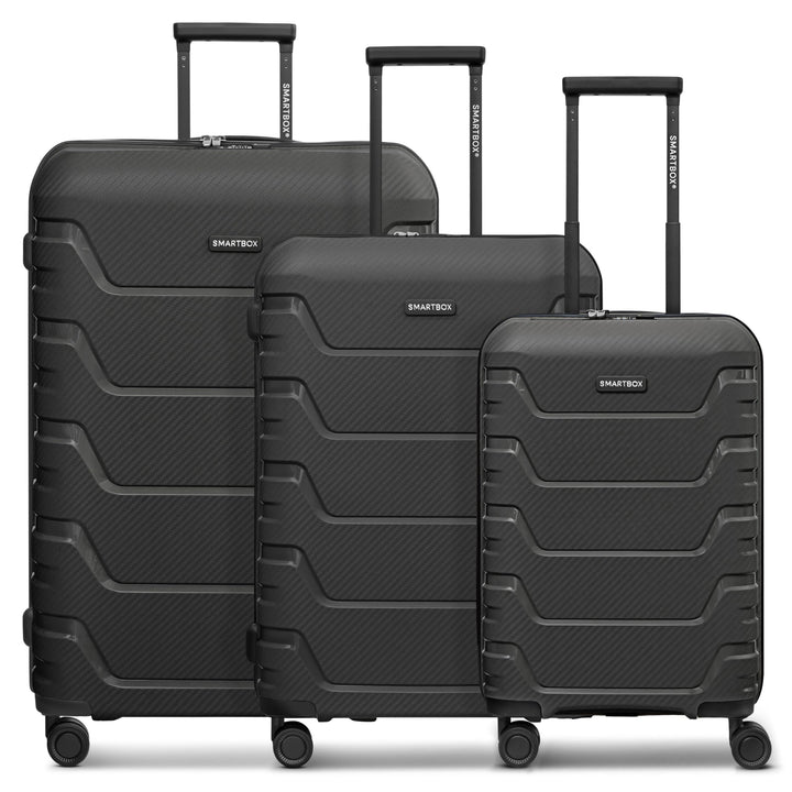 SMARTBOX Hartschalen Koffer-Set 3-teilig | aus hochwertigem, robusten und leichtem Polypropylen Mate