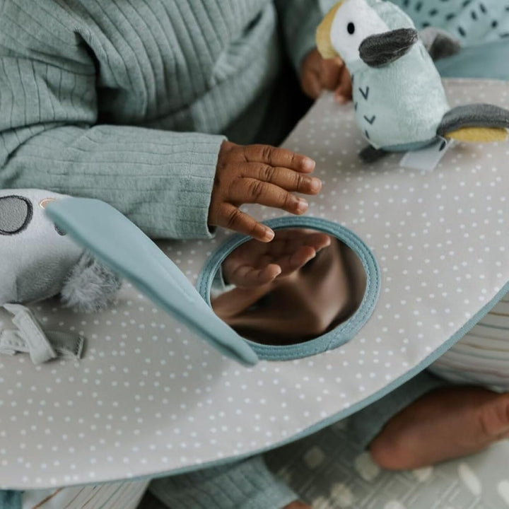 Nuby - Animal Adventures Sit-Me-Up Baby Sitz – Aufblasbarer Bodensitz für Baby zum Spielen und Sitze